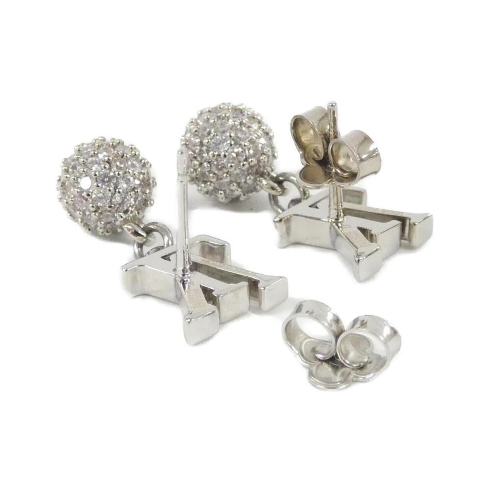 LOUIS VUITTON Silver Earrings - Picture 3 of 3